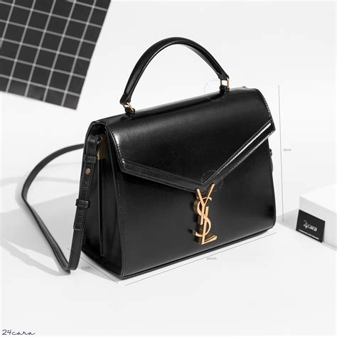 ysl medium cassandra|CASSANDRA Medium top handle bag in grain de .